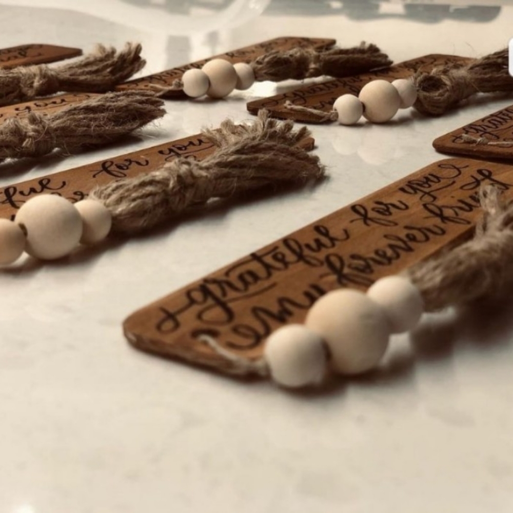 $10 Add-On to any J. Wright Rouse Book - Hand Crafted Engraved Wooden Bookmarks - Picture 10 of 13